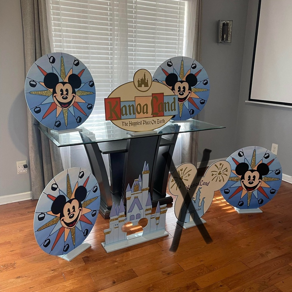 Mickey Mouse Party Decoration Set - Blue and Black